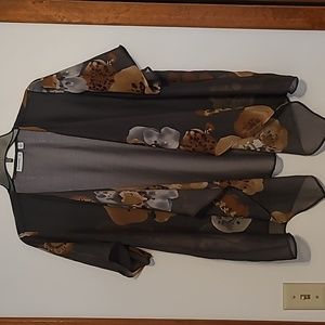 Susan Graver sheer duster